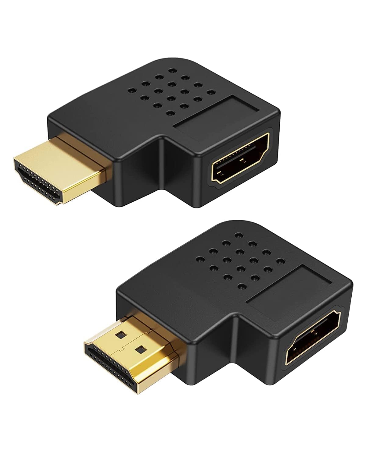 RyzCare HDMI Angle Adapter 4K HD 90 Degree Right Angle HDMI Male to Female L Shape Extender for HDMI Male Cable Angle Conversion- black (Pack of 1) (B0D6W4B2VG) Amazon Price History, Amazon Price Tracker