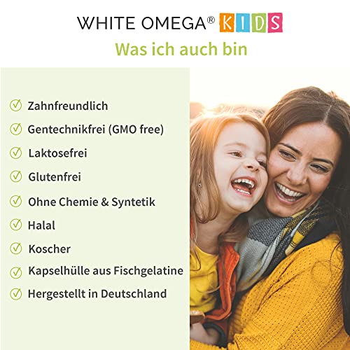 Vitamine für Kinder White Omega, 90 Mini-Kapseln
