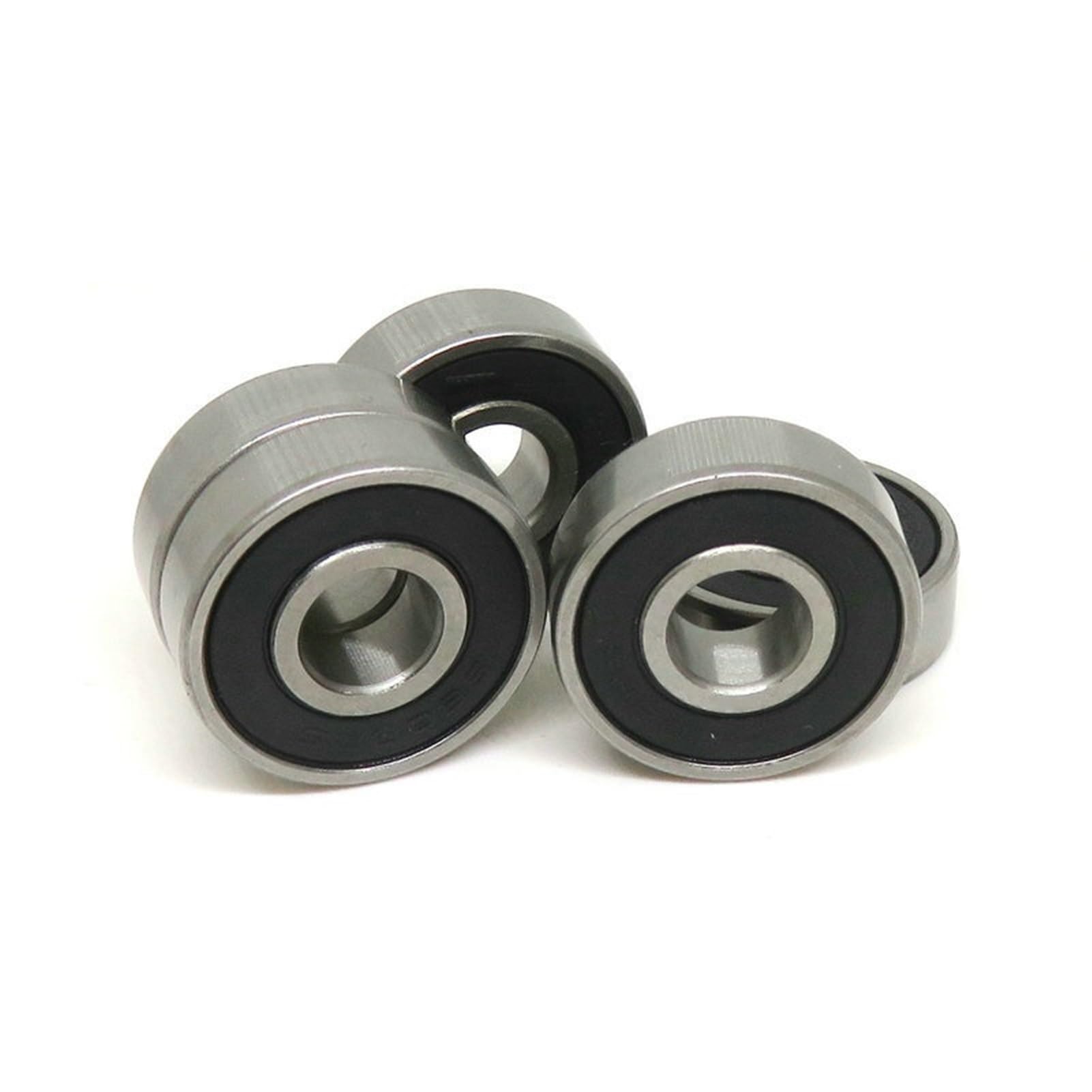 Roulements rigides à billes Lot de 5 roulements à billes en acier inoxydable ABEC-5 S6704RS 20 x 27 x 4 mm, roulements à section mince S61704RS S6704 6704-2RS(S688-2RS Bule Seals)