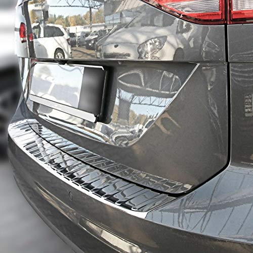 Seuil de coffre haut de gamme Recambo en acier inoxydable chromé pour VW Touran II 5T