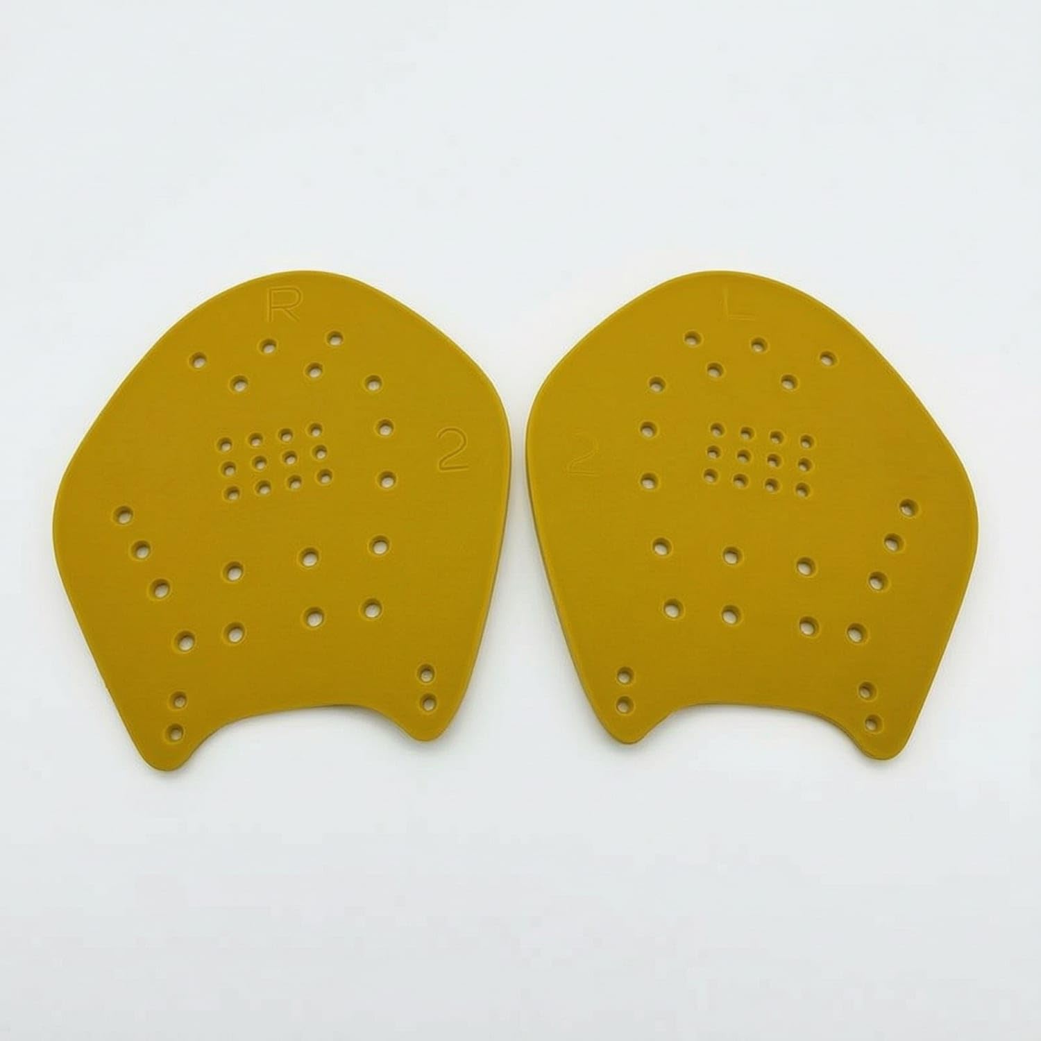 Perforated Swim Hand Paddles with Adjustable Straps Long-Lasting Swimming Hand Paddles with Adjustable Straps Lightweight Gear Ergonomic for Swimmers, Front Crawl Stroke Practice, Yellow, L-image-31