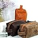asrincodesigns Personalized Men’s Toiletry Bag – Custom Leather Dopp Kit with Name or Initials – Handmade Shaving & Grooming Organizer – Travel Bathroom Case for Business Trips, Gym, or Daily Use