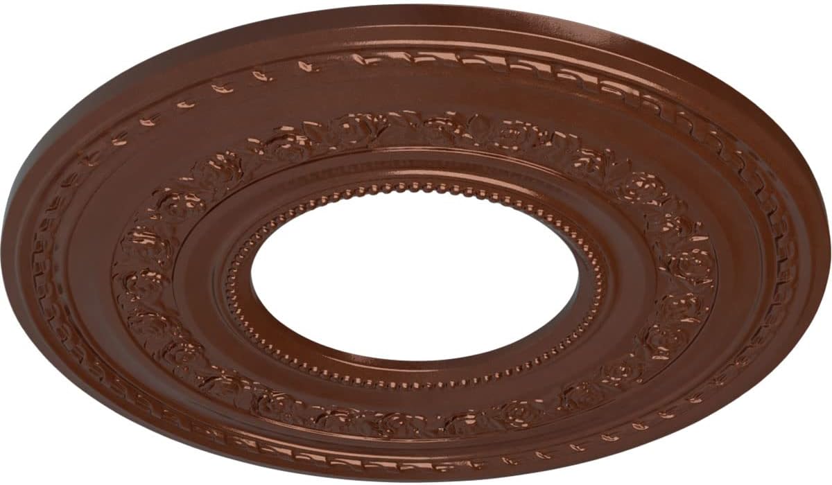 Ekena Millwork CM29ATCPS 29-3/8" x 11-5/8" x 1-1/8" Anthony Ceiling Medallion, Copper Penny