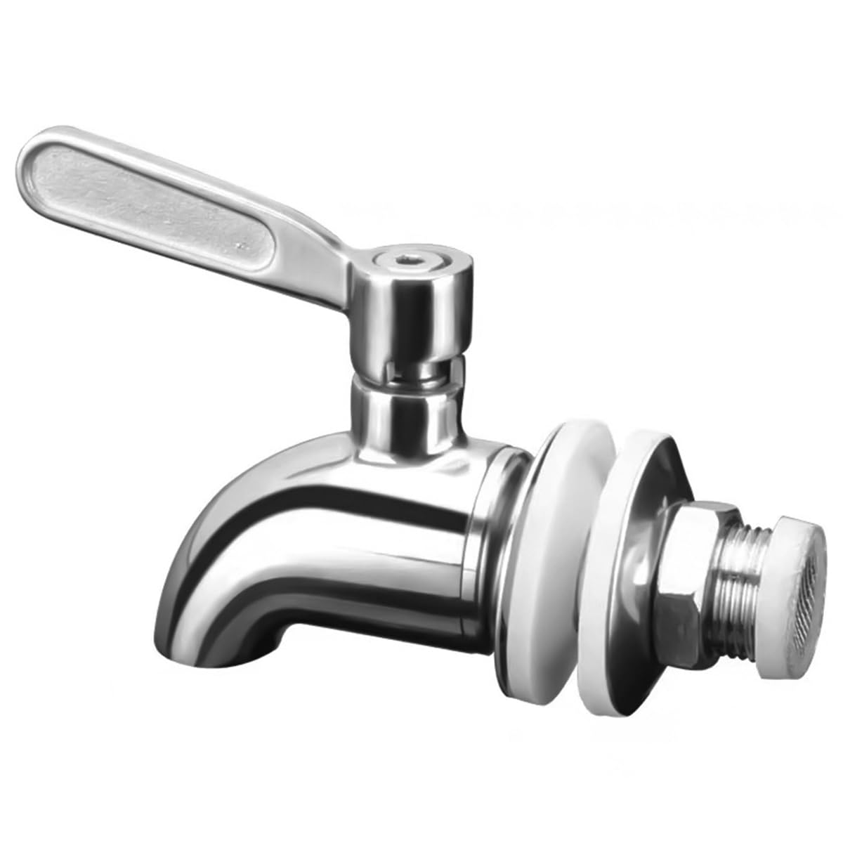 WANGCL Rubinetto dispenser per bevande, in acciaio inox 304, di ricambio, per bevande, caffè, birra, fontanella (16 mm)