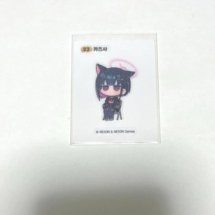 Amazon.co.jp: ブルアカ 韓国限定 gs25 ステッカー カズサ : おもちゃ