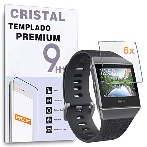 REY 6X Protector de Pantalla para Fitbit Ionic