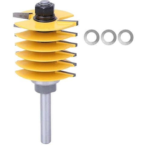 Miniatura 4 de Broca de fresado de 0.315 in para carpintería, fresado de espiga, cortador de juntas de madera para carpintería de bricolaje