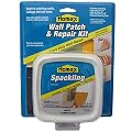 Drywall Patch and Repair Kit, Wall Patch Kit with 8 fl. oz. Spackling, 3" Putty Knife, 2 Sanding Pads and 4"x4" Wall Patch