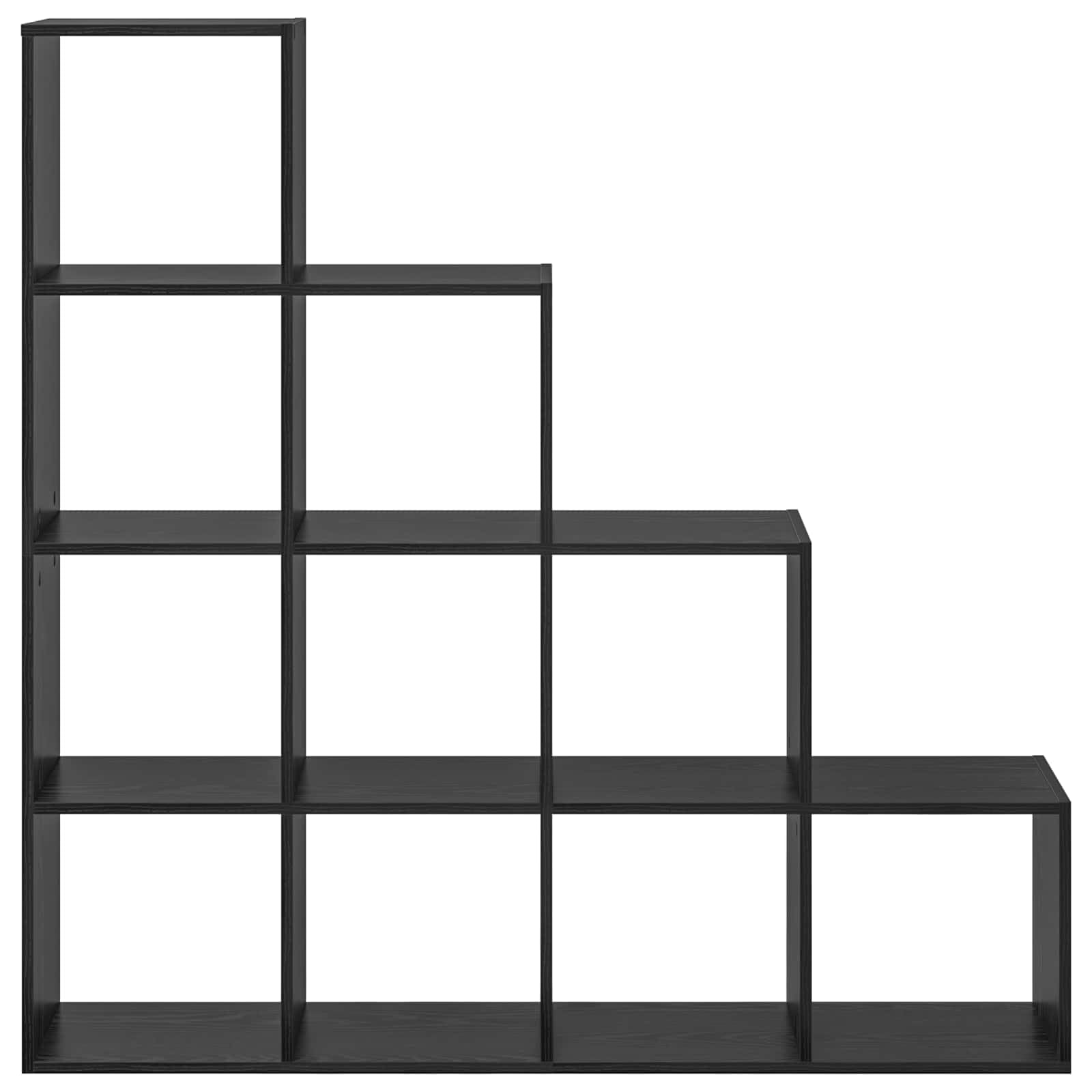 Generisch Raumteiler Bücherregal Schwarz Eichen-Optik Holzwerkstoff,Möbel,Regalsysteme,Bücherregale Bücherschränke-879663