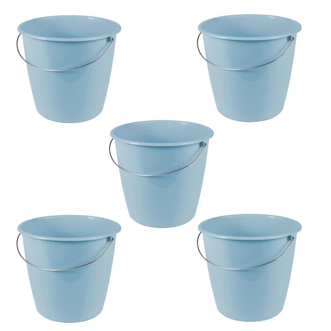 Keeeper Nordic Blue Set Of 5 Erik Buckets 5 L
