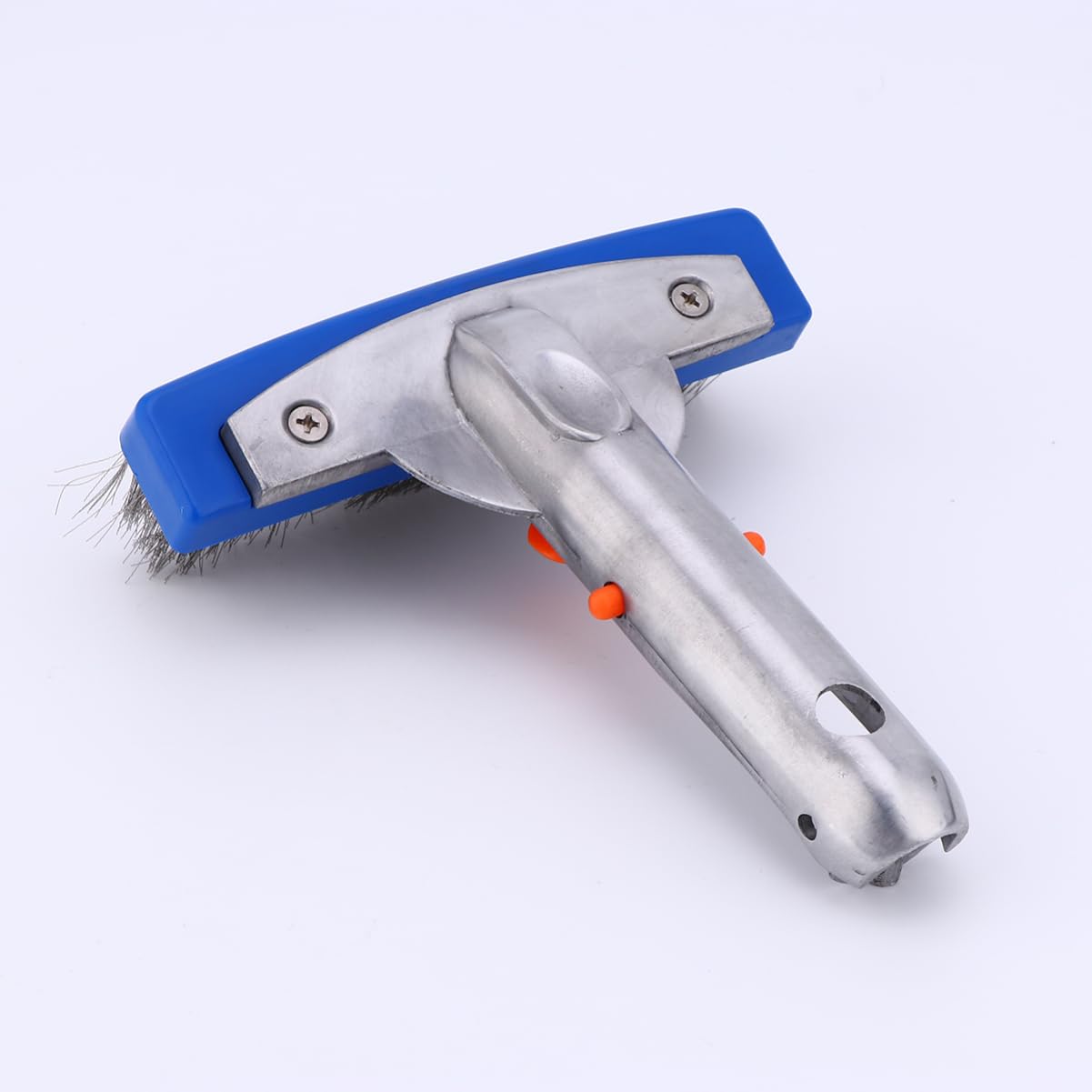 SEWOART 5 Inches Swimming Pool Bottom Brush Pool Cleaning Brush Sturdy Steel Bristles Bathrooms Decks