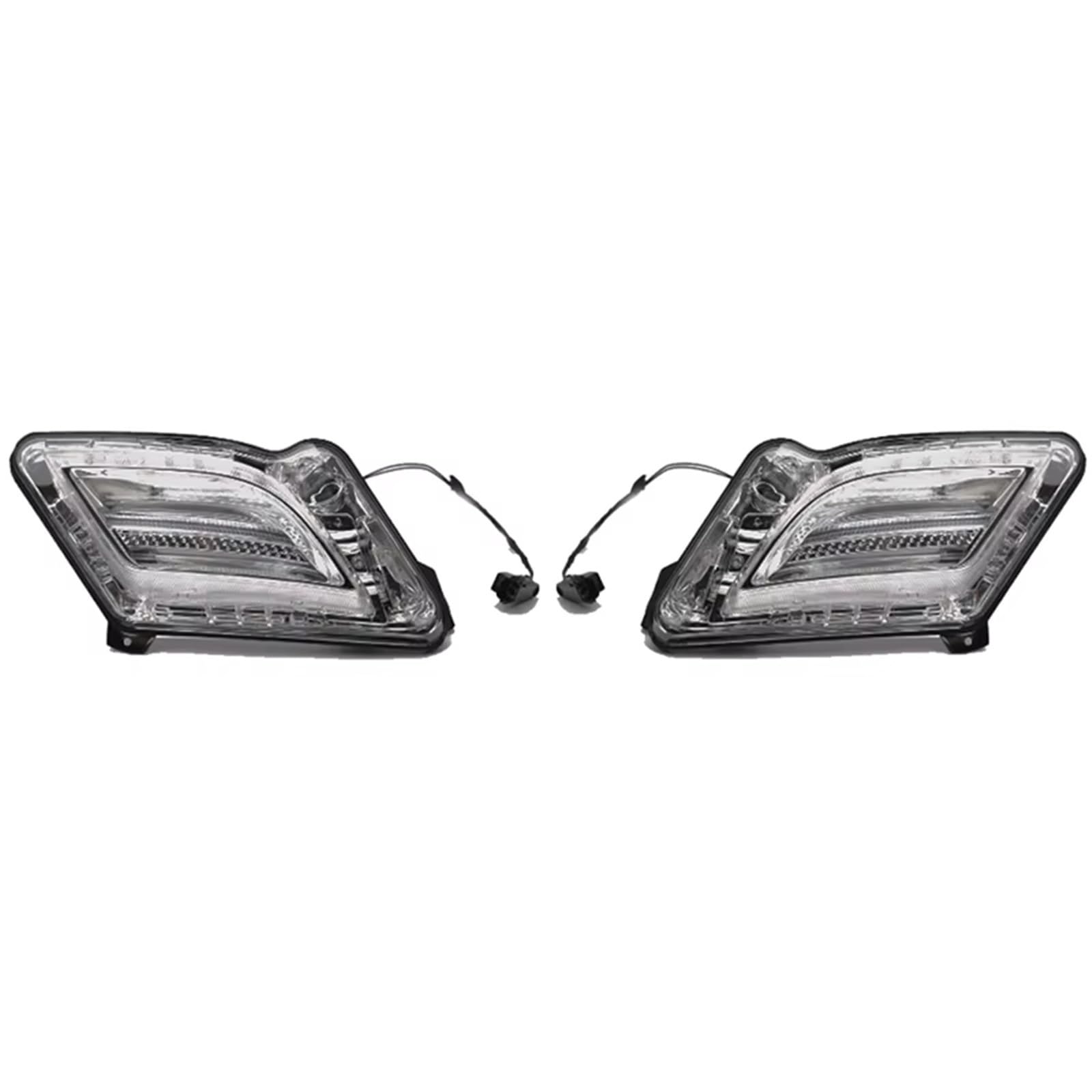 Fari Anteriori Auto Per Volvo V60 S60 2011 2012 2013 Lampada fendinebbia anteriore Gruppo luci di marcia diurna Indicatore lampada angolo auto Luce freno Faro Assemblaggio(1 paio)