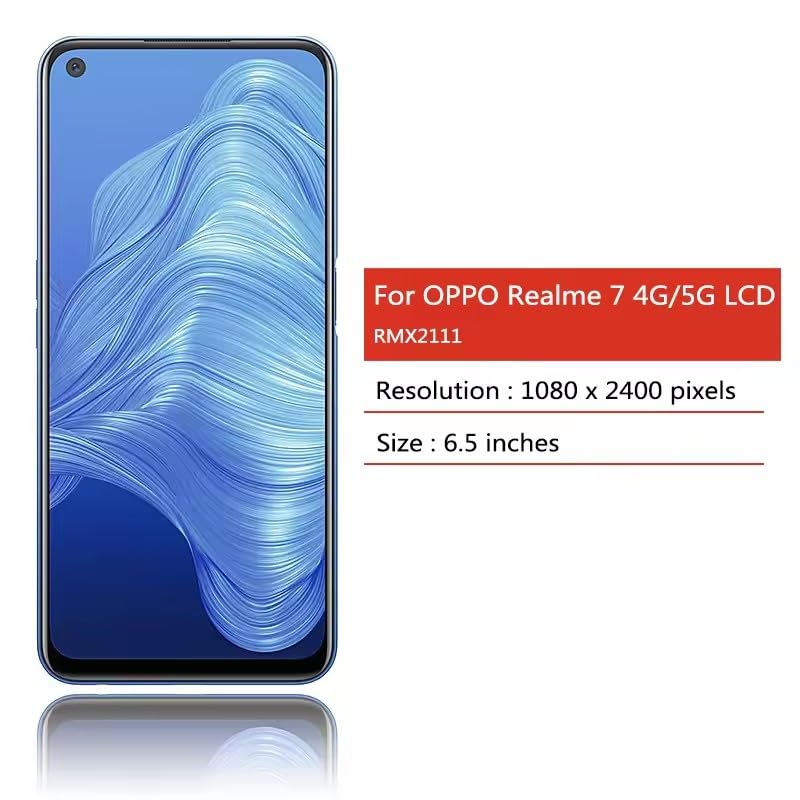 for Oppo Realme 7 5G RMX2111 6.5inch LCD Display Touch Screen