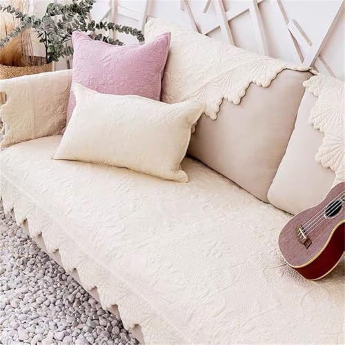 Xabelle ソファーカバーソファパッド 70x150cm 3人掛け 2人掛け 4人掛け 肘付き 肘なし かけるだけ ソファーシーツ ソファーパッド 花柄 ソファーカバー純綿 マルチカバー 防塵 キズ防止 ソファーカバー 洗濯可 四季通用リビング 滑り止