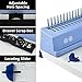 Comb Binding Machine, 21-Hole, 450 Sheets Capacity, Punch up to 12 Sheets, Punch Comb Binder Machines for Letter Size A5/A4 Paper with 100pcs 1/4