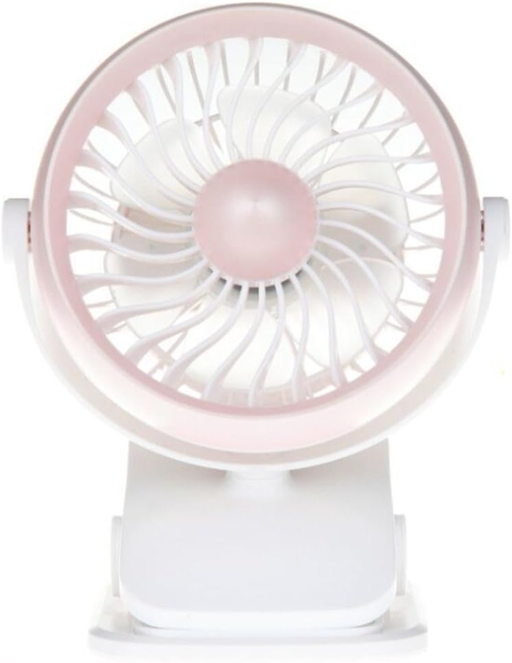 LLVV Aromatherapy Insect Repellent Fan Usb Rechargeable Portable Rotating Mini Ultra Quiet Multifunction Baby Car Clip Electric Fan,C