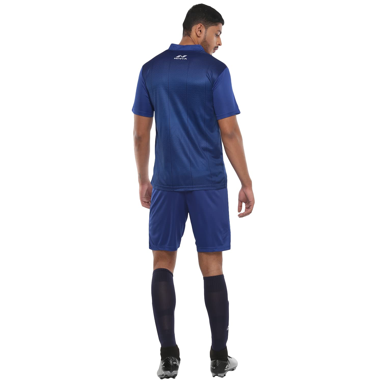 Nivia Weapon Sublimation Football Jersey Set for Mens (XS, Royal Blue)