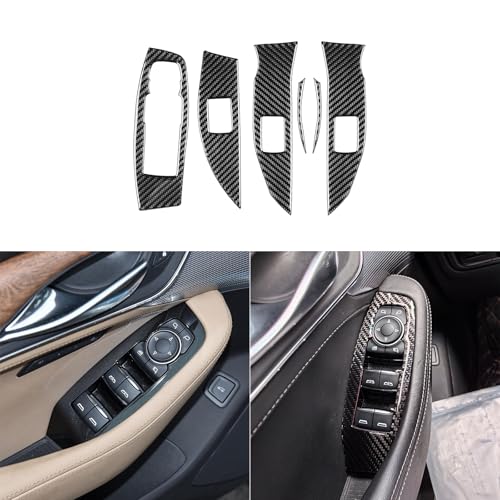 GDFJGD Door Window Switch Trim for Cadillac CT5 2020-2026 Accessories Black by GDFJGD - Used condition - US$32.65