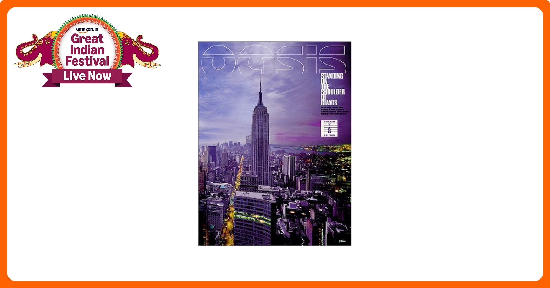 Buy Oasis - Standing on the Shoulders of Giants Book Online