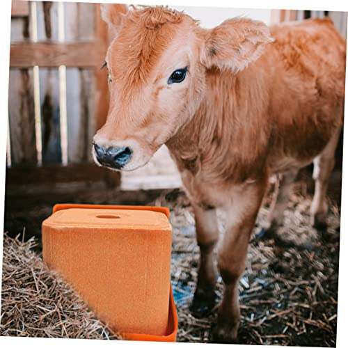 DRESSOOS 2 Peças Bandeja Suporte De Bloco De Sal Suporte De Sal De Ovelha Bandeja De Alimentação De