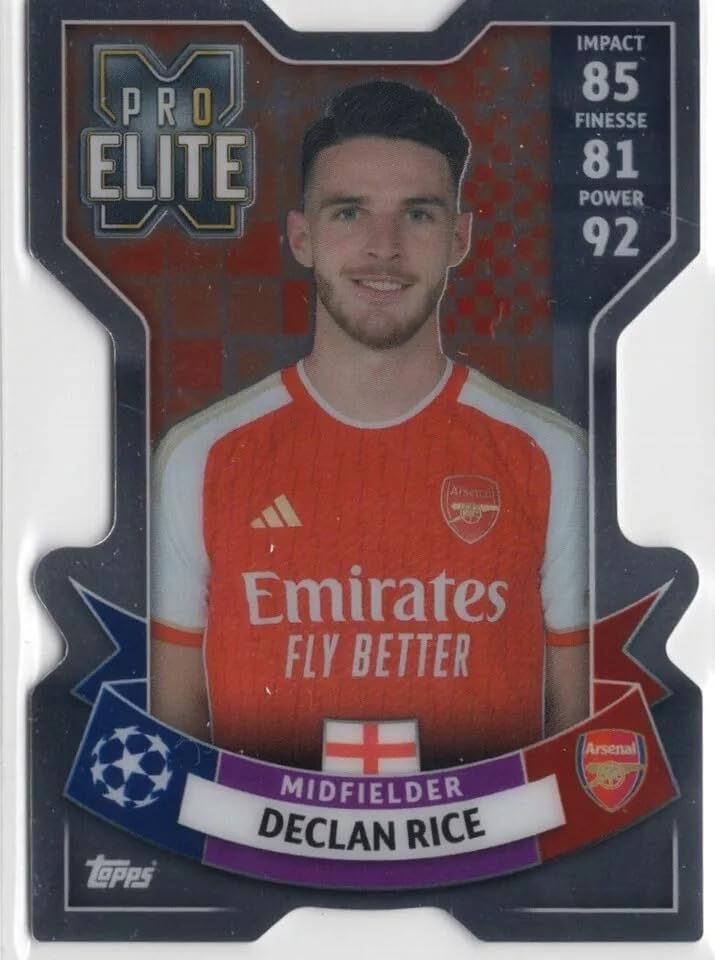 Match Attax Extra 2023 2024 Declan Rice Pro Elite Trading Card