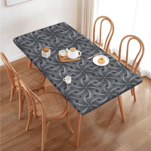 Nappe Extensible Vintage 76x122 cm imperméable et rectangulaire avec bord élastique - 6