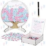 AceOrbit 63 Pcs Gender Reveal Guest Book Boy or...