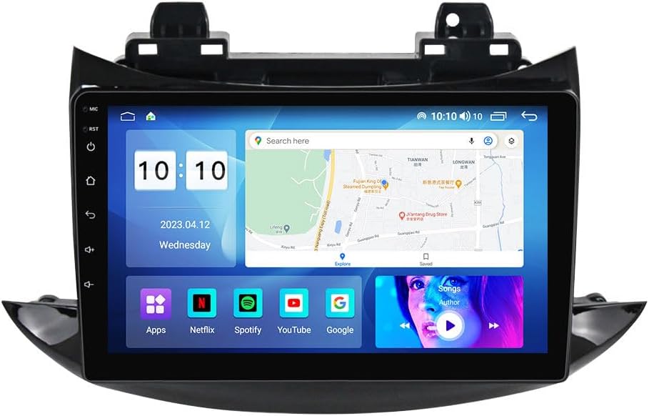 Android Car Stereo for Chevrolet Trax 2013-2020,9 inch IPS Touchscreen with Upgrade Wireless CarPlay & Android Auto,WiFi/GPS,Support SWC and Subwoofer,4-Core 2G+32G
