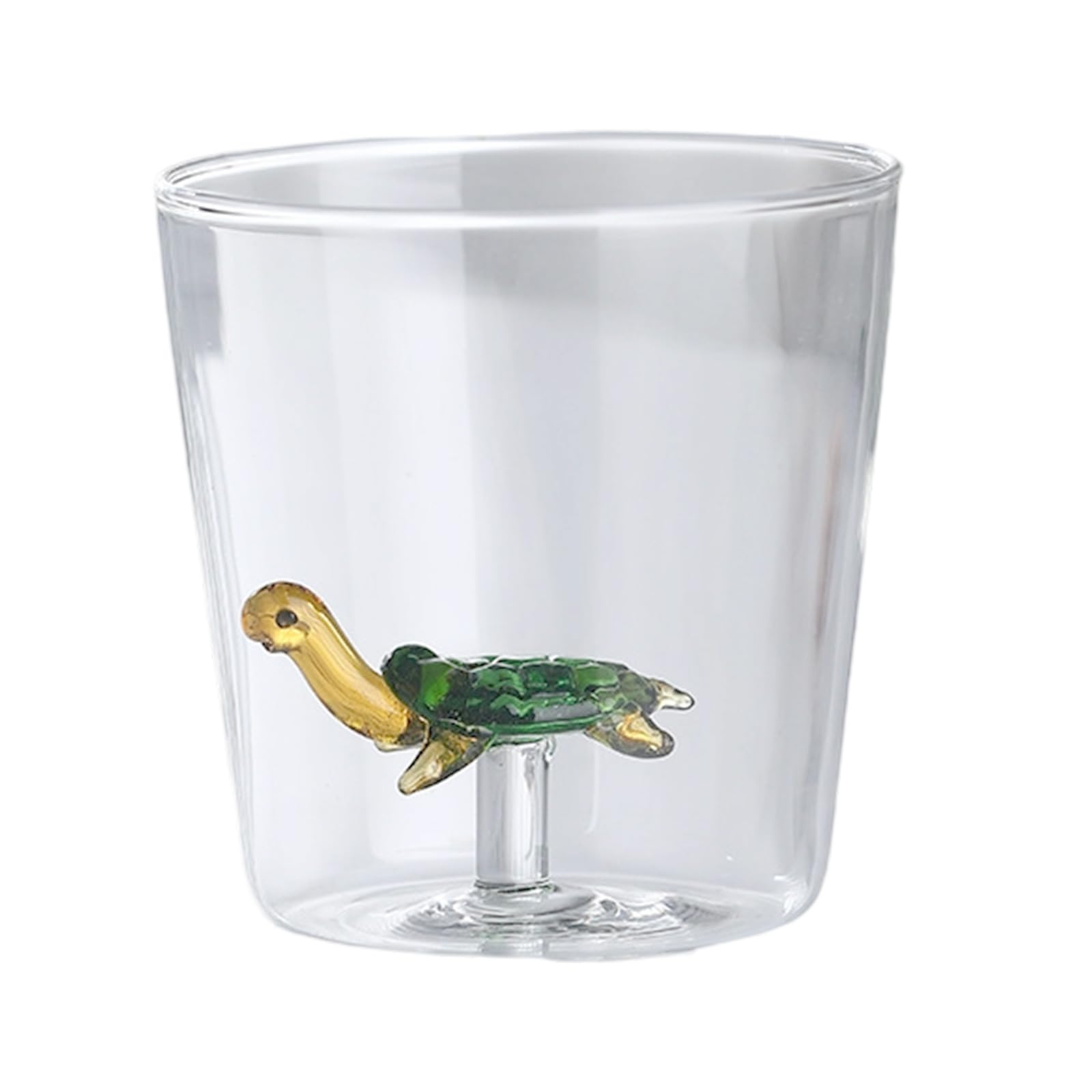 NEWFT Whimsicals Pattern Glass Cup for Hot Beverages High Borosilicate Glass Construction Drinkware Water Mug