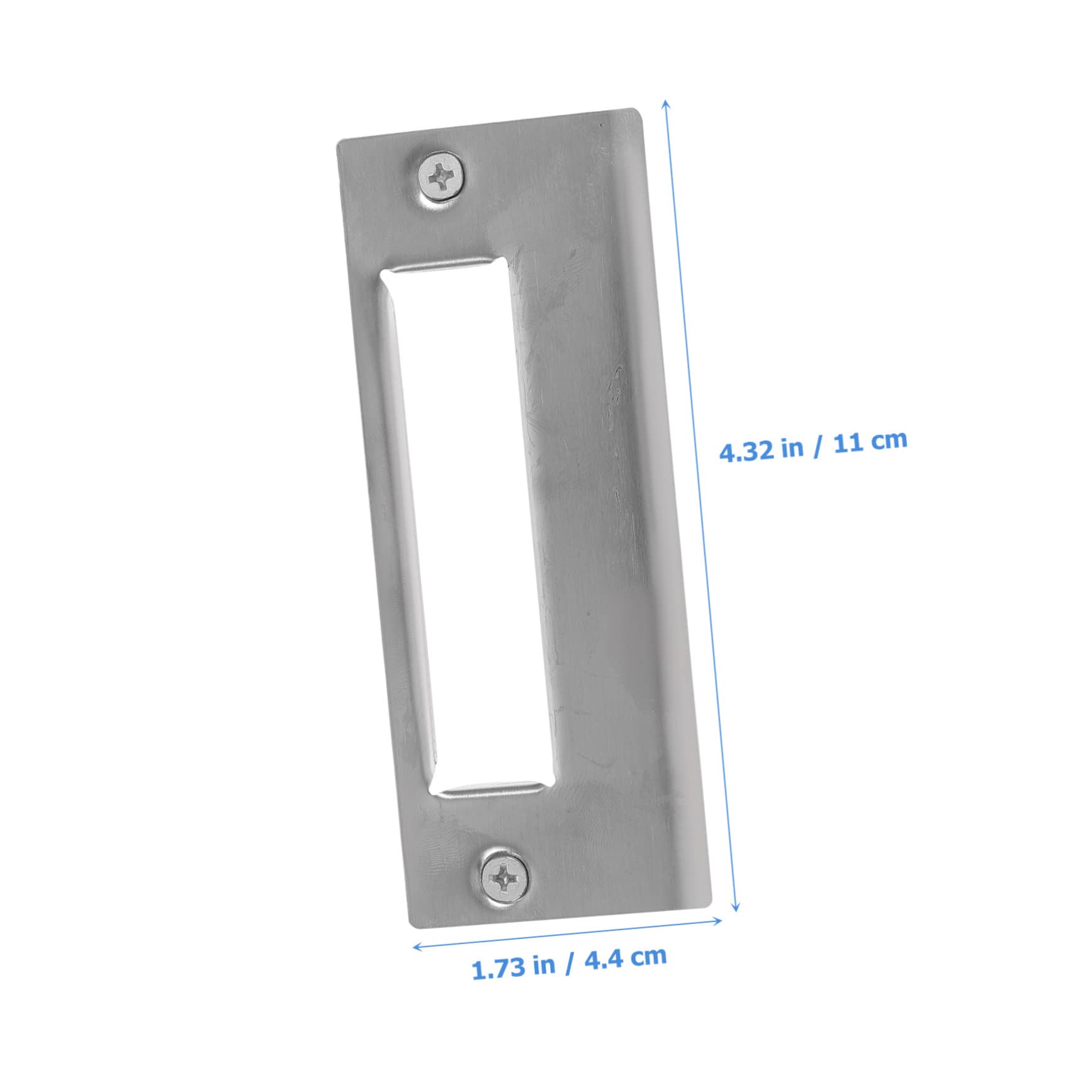 Mikikit Door Reinforcement Plate Stainless Steel Plates Front Door Reinforcement Kit