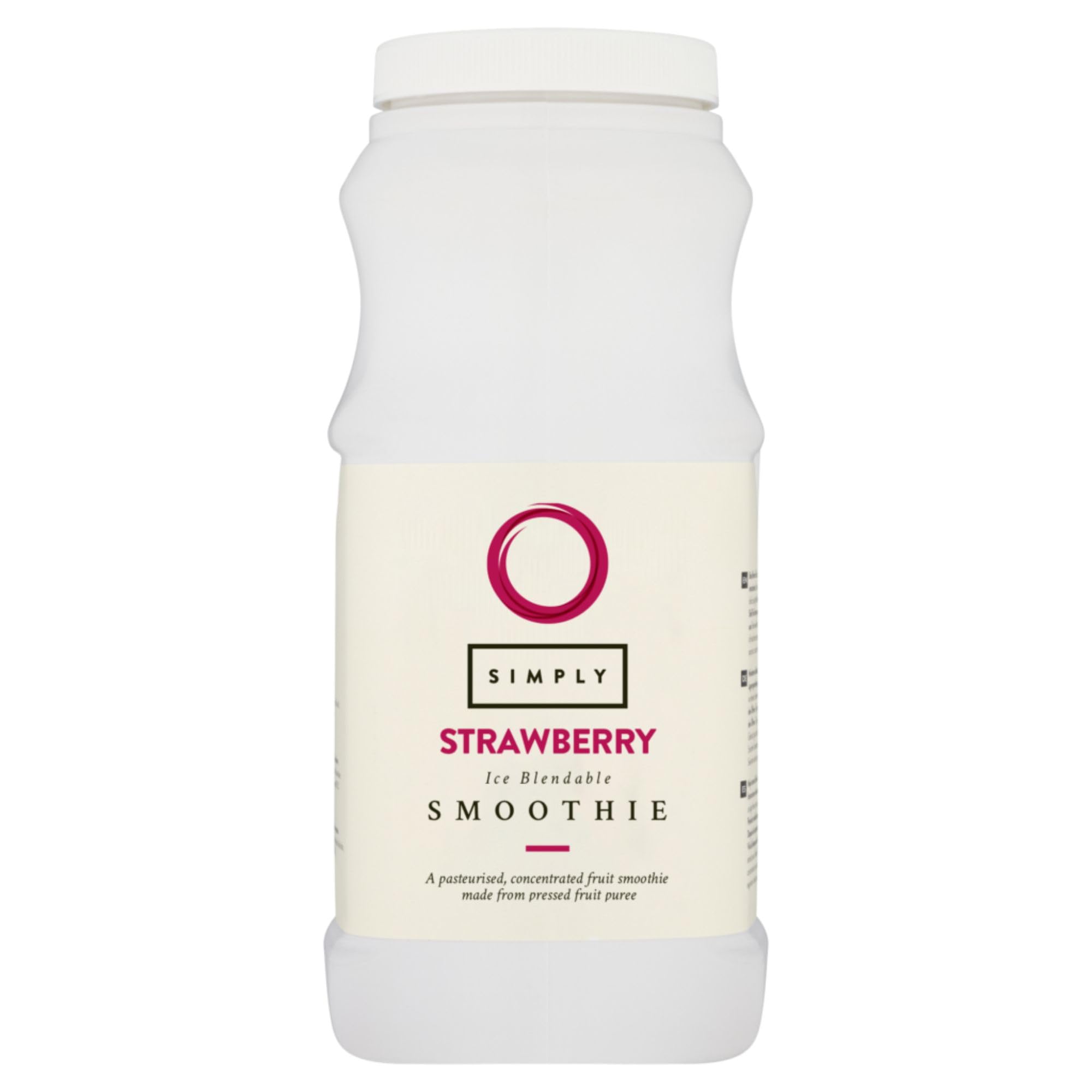 Simply Strawberry Smoothie, Vegan Blendable Concentrated Smoothie Mix Made with Real Fruit Puree (1 Litre)