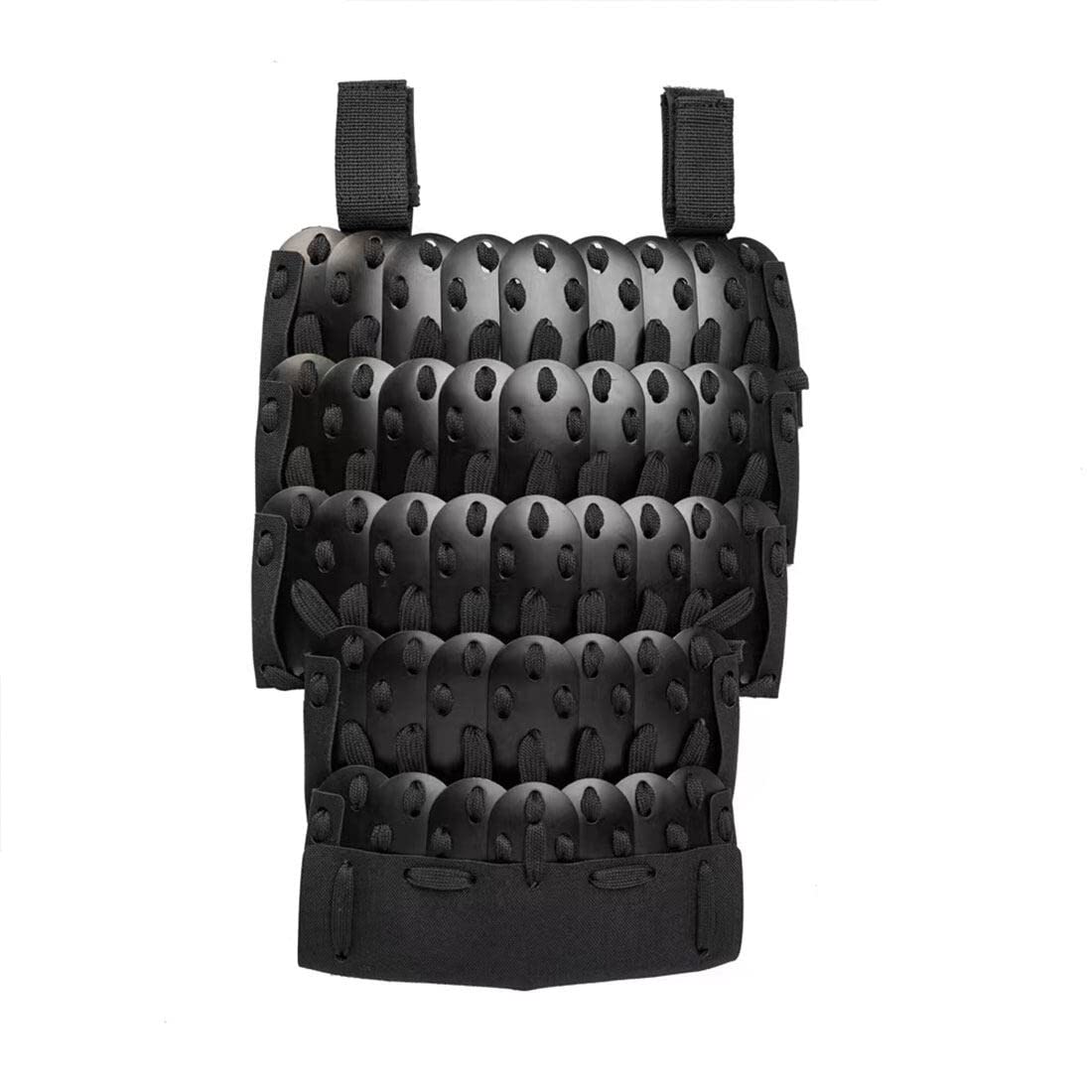 AYAY Samurai Taktische Rüstung, Taktische Rüstung Komplettes Set - Beinhaltet 2X Schulterpolster + 1x Leistenpolster + 2X Rockschutz (ohne Weste)