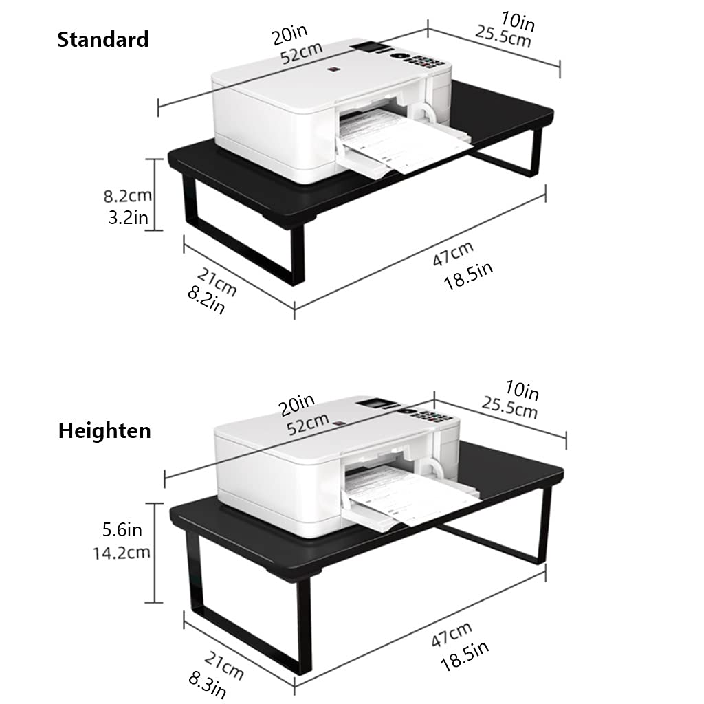 Bürogeräte Desktop-Drucker-Stand-Boden-stehender Drucker-Fax-Fax-Büro-Home Supplies Mehrzweck-Druckerhalter Druckerständer (Color : White, Größe : Low Style)