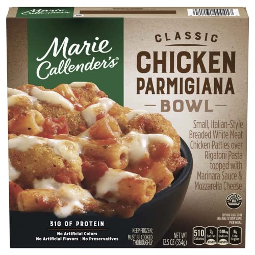 Marie Callender's Party Bowls - New Orleans Style Chicken Alfredo - Sweet Sesame Chicken - Cheddar Cheesy Chicken & Rice Bowl - Sweet Pineapple Chicken Teriyaki - Classic Chicken Parmigiana - 15 Pack