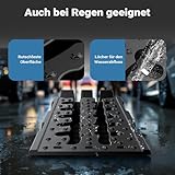 XPOtool Auffahrrampen bis 5t aus Kunststoff 2 Stück Stabile Autorampen für schwerere Fahrzeuge Pkw Auto Kfz Rampe