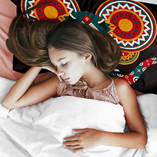 Housse de couette motif éléphant peint pour sublimer une chambre d'amis moderne