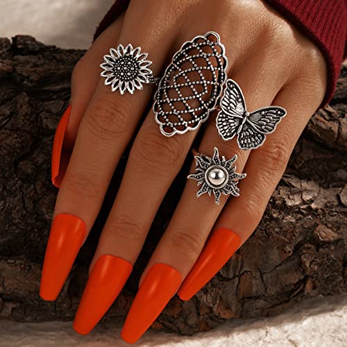 Contemporary Stackable Rings Set - Style 6