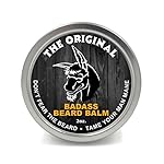 Badass Beard Care Beard Balm for Men - The Original Scent, 2 Ounce - All Natural Ingredients, Soften Hair, Hydrate Skin to Get Rid of Itch and Dandruff, Promote Healthy Growth