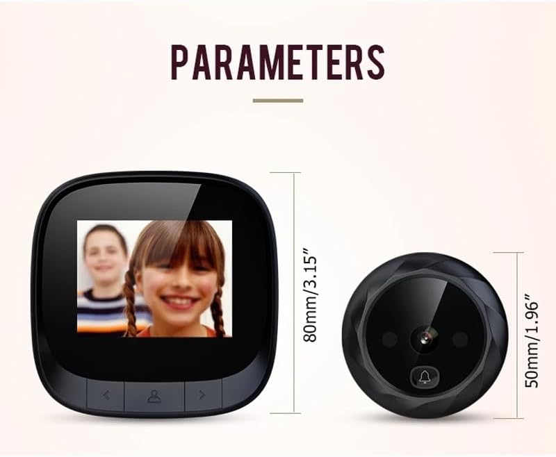 Digital Door Viewer LCD Screen Electronic Camera Recording IR Night Peephole Photo Smart