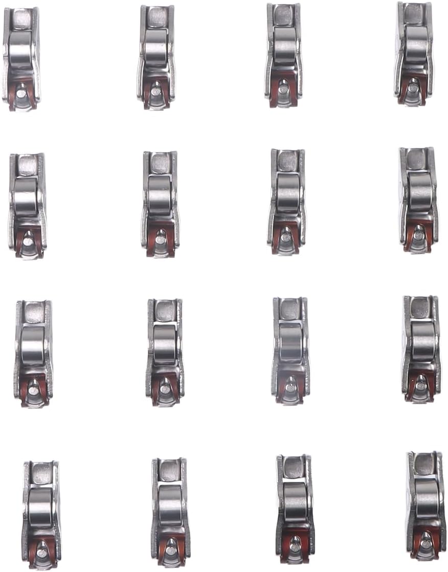 16PCS 24551-2E001 Engine Rocker Arm for 2012-2023 Hyundai Elantra/Veloster/Tucson/Sonata Hybrid & Kia Forte/Seltos/Soul/Optima Hybrid 2.0L Models Replaces 24551-2E001 24551 2E001 245512E001