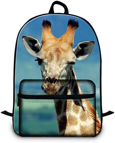 GiveMeBag Generic Cool Giraffes School Backpacks for Children Fashion Traveling Bags
