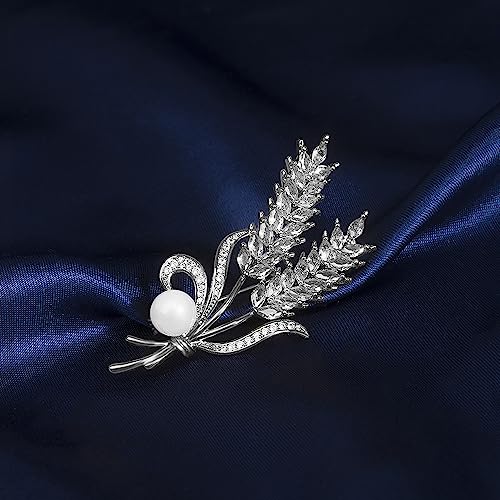 Image of Brooch Pins for Women Fashion Jewelry Cubic Zirconia Brooches and Pins for Birthday Wedding Party Gift