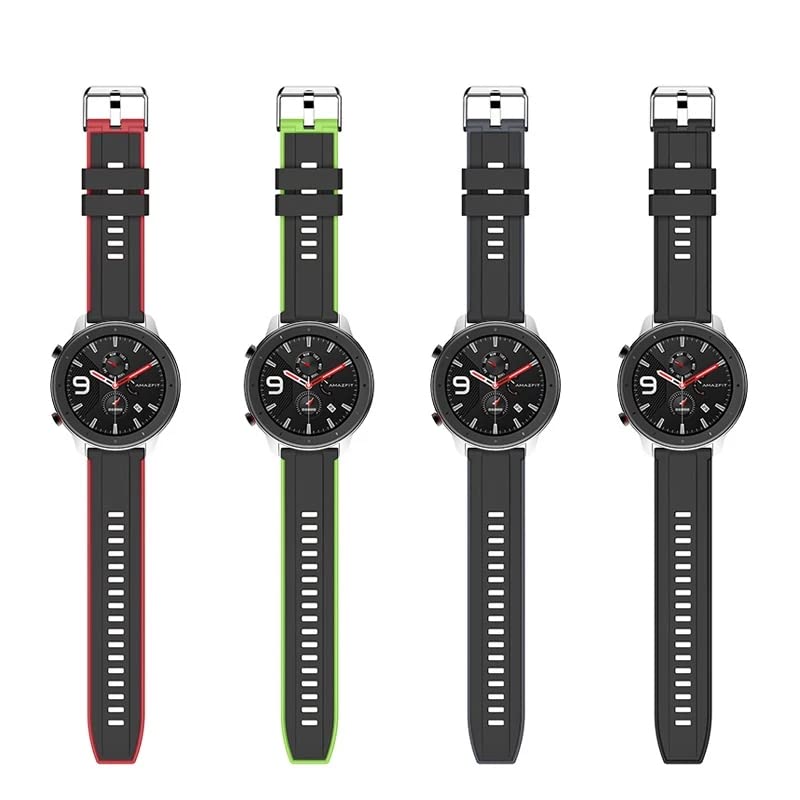 Bracelet Garmin Forerunner 745 silicone souple 22mm accessoire montre connectée Active - 6