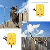 FenceMate 230V Weidezaungerät 0,5J Output für 2 bis 10 km, niedrige Impedanz Spitzenspannung 10kV für Geflügel, Vieh, Hobbytiere, Haustiere, Steuergerät zum Schutz von Gärten und Grundstücken