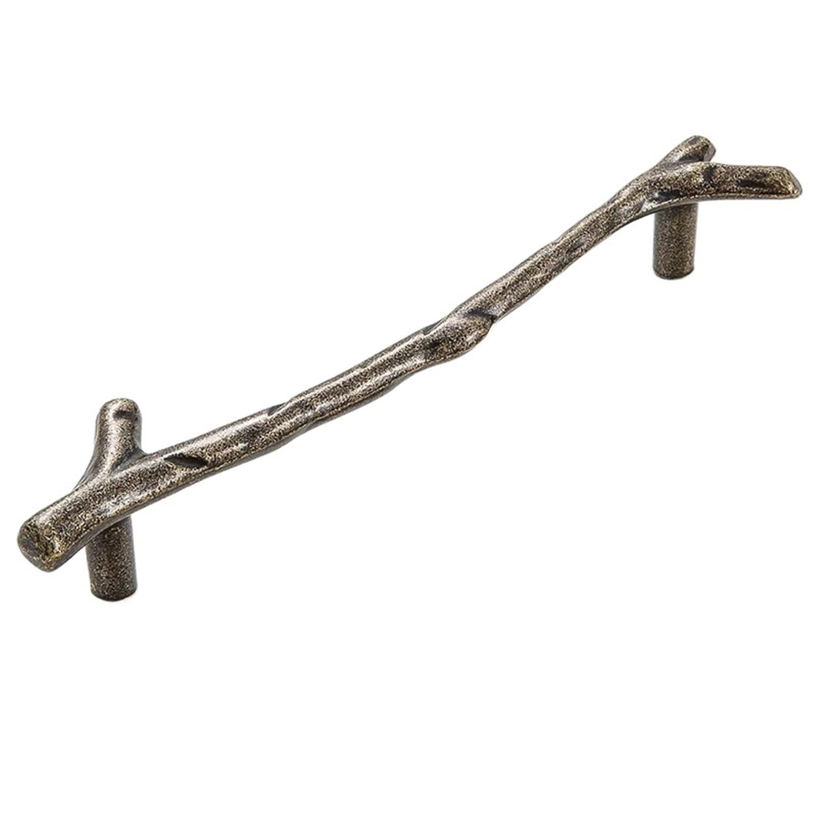 GIYXHU 2pcs Modern Minimalist Cabinet Pulls Cupboard Door Handle Zinc Alloy Closet Drawer Knobs Kitchen Furniture Decoration Hardware for Cupboard(Bronze 128mm)