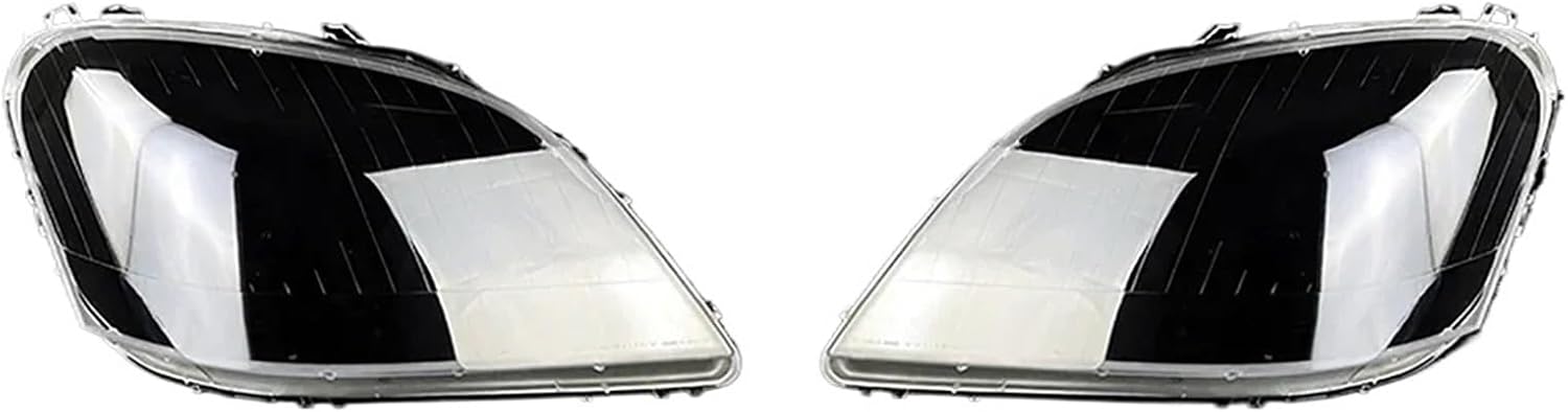 Compatible for Mercedes for Benz W164 ML 2005~2007 Headlamp Transparent Cover Headlight Shell Lens Replace The Original Lampshade Plexiglass(Left) (A Piar)