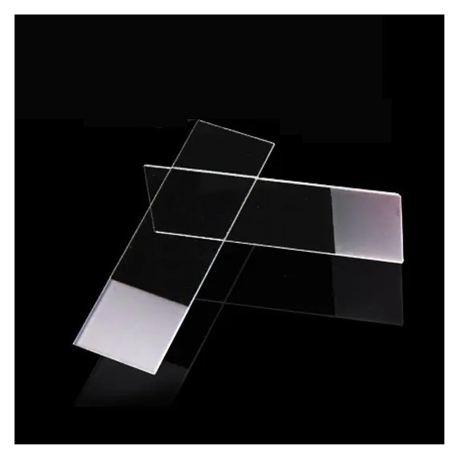 50 Stück 25,4 x 76,2 mm Mikroskop-Glasobjektträger, leere Glasobjektträger(7105)