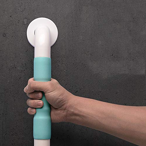 Barra de agarre de seguridad para baño, resistente, con una barra de acero inoxidable para mayor resistencia y durabilidad, adecuado para ancianos, pasamanos individual para baño, ducha, inodoro