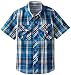 U.S. Polo Assn. Little Boys' Short Sleeve Poplin Plaid Sport Shirt