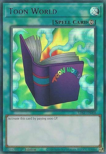 Amazon.com: Toon World (alternate art) (Blue) - LDS1-EN068 - Ultra